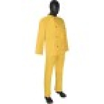 3PC YELLOW PVC RAINSUIT - RAINWEAR