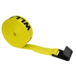 2X30WINCH STRAP W/FLATHOOK YELLOW 12 K WEB - MATERIAL_HANDLING