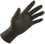 6 MIL BLACK NITRILE GLOVES 100CT (BX) - GLOVES